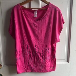 Zumba Fitness Pink Graphic Short Sleeve Tee